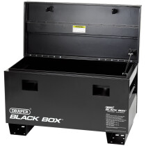 Draper 05543 DBB915/B Contractors Secure Storage Box (Black Box) 900 x 425 x 330mm for Van / Truck or Site