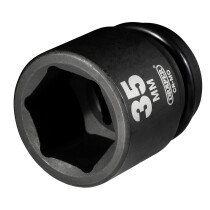 Draper 05015 419-MM Expert 35mm 3/4" Square Drive Hi Torq 6 Point Impact Socket