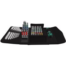 Wera 05057460001 Kraftform Kompakt 100 Screwdriver Servicing Kit 52 Piece