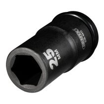 Draper 05057 419D-MM Expert 25mm 3/4" Square Drive Hi Torq 6 Point Deep Impact Socket