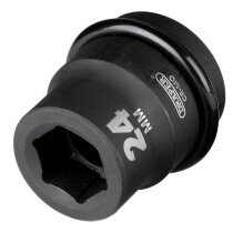 Draper 05105 425-MM Expert 24mm 1" Square Drive Hi Torq 6 Point Impact Socket