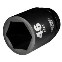 Draper 05154 425D-MM Expert 46mm 1" Square Drive Hi Torq 6 Point Deep Impact Socket