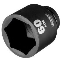 Draper 05157 425D-MM Expert 60mm 1" Square Drive Hi Torq 6 Point Deep Impact Socket