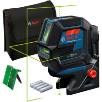 Bosch GCL 2-50 G + RM 10 Green Beam Combi Laser 50m with Target plate and Pouch