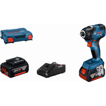 Bosch GDR18V-200 KIT 18V 1/4" Hex BRUSHLESS Impact Driver (2x5.0Ah) in L-Case