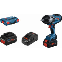 Bosch GDS18V-1000 18V ProCORE BITURBO Brushless 1/2" Impact Wrench with 2x 5.5Ah Batteries in L-BOXX