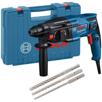 Bosch GBH 2-21 2kg SDS+ Rotary Hammer with 3pcDrill Bit Set in Case