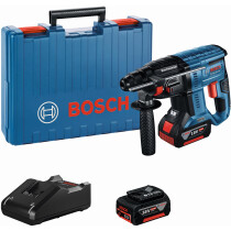Bosch GBH18V-21 18V Brushless SDS+ Hammer with 2x 4.0Ah Batteries in Case