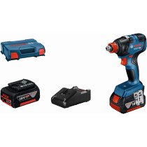 Bosch GDX18V-200KIT 18V Brushless 1/4" Impact Driver with 2x 5.0Ah Batteries in L-CASE