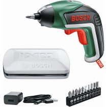 Bosch IXO 5 3.6V Screwdriver with 10 Screwdriver Bits, USB Charger and Storage Case