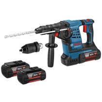 Bosch GBH36VF-LIPlus 36V SDS+ Hammer with Quick Chuck and 3x 4.0Ah Batteries in L-BOXX