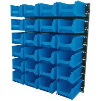 Draper 06797 SBB24B 24 Bin Wall Storage Unit (Large Bins) 483 x 540mm Board Size