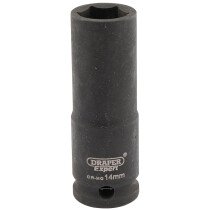 Draper 06887 409D-MMC Expert 14mm 3/8" Square Drive Hi Torq 6 Point Deep Impact Socket