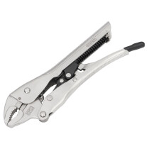 Draper 07101 LP-D/CJALP-175 Curved Jaw Auto Locking Pliers, 175mm