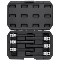 Draper 07125 Extra Long E-Type Sockets, 1/2" Sq. Dr. (6 Piece)