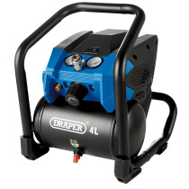 Draper 08093 D20 Body Only 20V Compressor, 4L