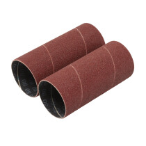 Draper 08405 SSAO5 Aluminium Oxide Sanding Sleeves, 50 X 115mm, 80 Grit (Pack Of 2)