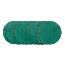 Draper 08111 SDWOD75 Wet And Dry Sanding Discs With Hook And Loop, 75mm, 1500 Grit (Pack Of 10)