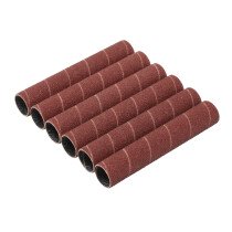 Draper 08402 SSAO2 Aluminium Oxide Sanding Sleeves, 19 X 115mm, 80 Grit (Pack Of 6)