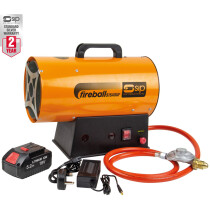 SIP 09269 FIREBALL 515 18V Cordless Propane Heater