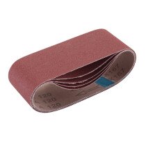 Draper 09235 SB75457 Cloth Sanding Belt, 75 X 457mm, 120 Grit (Pack Of 5)