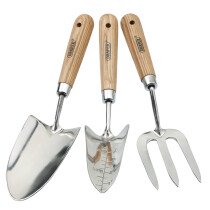 Draper 09565 FTT/ASH/SET/FSC Expert 3 Piece Stainless Steel Hand Fork and Trowels Set (3 Piece)