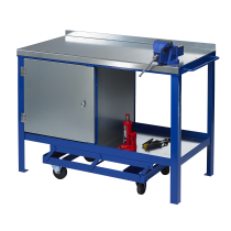 J.A.S. Engineering 1260SCP Steel Top Mobile Workbench