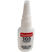Permabond 105 - 50g Cyanoacrylate Adhesive for Hard-to-Bond Plastics & Rubber (Carton of 10)
