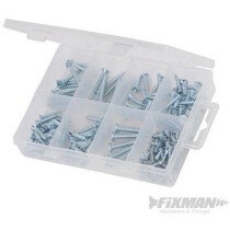 Fixman 105510 Self-Tapping Screws Pack Assortment 160 Piece