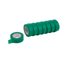 Draper 11914 619 Expert 8 x 10m x 19mm Green Insulation Tape to BSEN60454/Type2