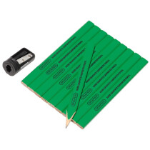 Draper 12145 Carpenter's Pencils with Sharpener (Pack of 10)