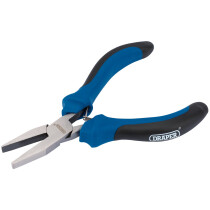 Draper 12536 MPFNSG 115mm Soft Grip Flat Nose Mini Pliers