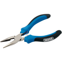 Draper 12538 MPLNSG 125mm Soft Grip Long Nose Mini Pliers