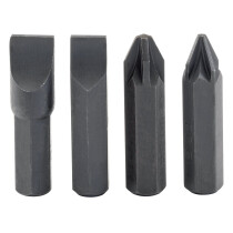 Draper 12542 2800M/4 4 Piece Impact Screwdriver Bit Set