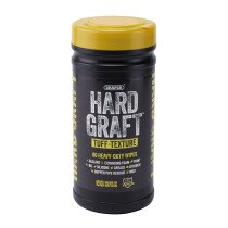 Draper 12436 Hard Graft Multipurpose Tuff-Texture Wipes Tub of 80