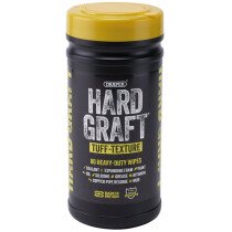 Draper 12436 Hard Graft Multipurpose Tuff-Texture Wipes Tub of 80