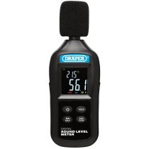 Draper 12442 Handheld Digital Sound Level Meter, 35-135dB and -20 to +70°C
