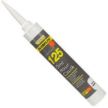 Everbuild 125C3 One Hour Painter's White Caulk 300ml EVB125C3