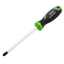 Draper 13375 200/PZ Pozi Soft Grip Screwdriver, Pz3 X 150mm