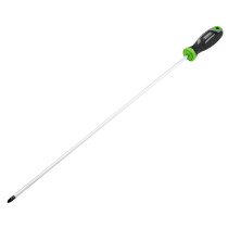Draper 13376 200/PZ Pozi Soft Grip Screwdriver, Pz2 X 450mm