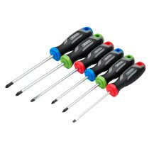 Draper 13433 200/S3 Soft Grip Screwdriver Set (6 Piece)