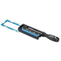 Draper 13438 200/S8 Soft Grip Magnetic Screwdriver And Bit Set, 1/4" X 100mm (14 Piece)