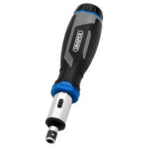 Draper 13440 200/S9 Soft Grip Ratchet Screwdriver And Bit Set, 1/4" (13 Piece)