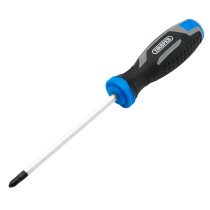 Draper 13444 210/PH Pound Thru Phillips Soft Grip Screwdriver, Ph2 X 125mm