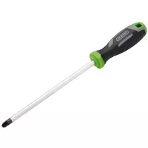 Draper 13910 Pozi Soft Grip Screwdriver, PZ4 x 200mm