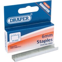 Draper 13959 1006 DRAPER 6MM STAPLES (1000)