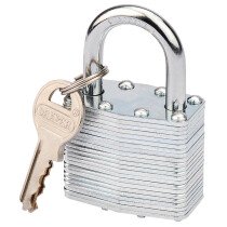 Draper 14020 LT100 40mm Laminated Steel Padlock