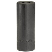 Draper 14104 410D-MM Expert 21mm 1/2" Square Drive Deep Impact Socket