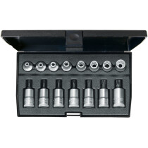 Gedore 1509942 TORX® Screwdriver Bit Socket Set 3/8" Drive 15 Piece ITX 30 TX-015