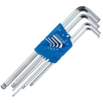 Gedore 1523988 Hexagon Allen Key Extra Long with Ball End 8 Piece Set H 42 KEL-88